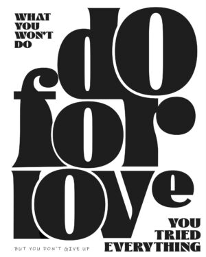 Do For Love Poster